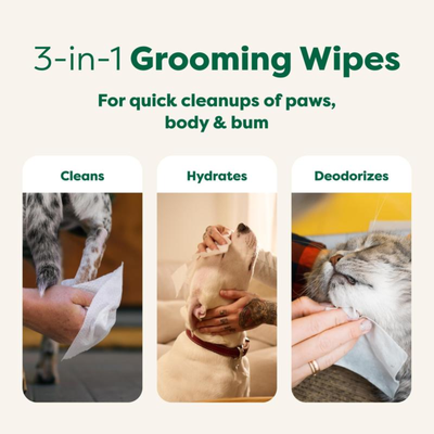 3-in-1 Grooming Wipes
